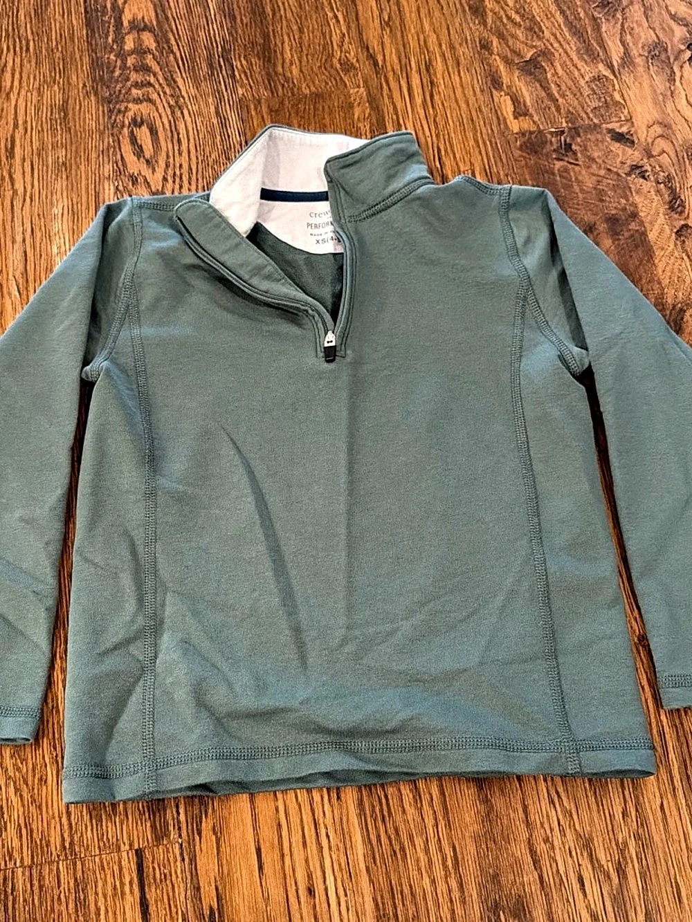 crewcuts Performance boys quarter-zip pullover Green Quarter-Zip Pullover Size X